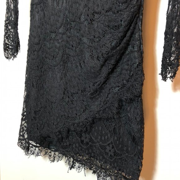 Size XS Dress Forum Long Sleeve Asymmetrical Dress - Picture 3 of 9